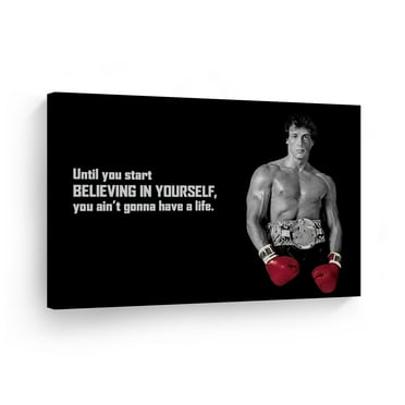 Rocky Balboa 41 Motivational Quote Boxing Legend Poster Stallone Sport Star